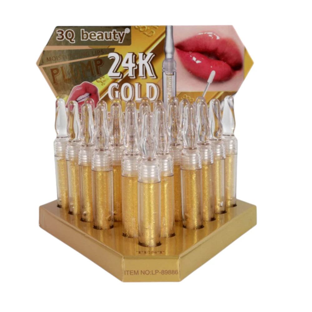 3Q beauty - 24k Gold - Zvětšující lesk na rty