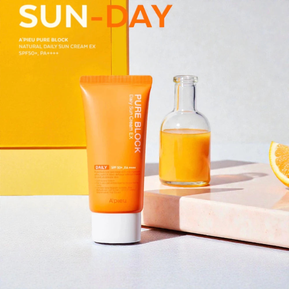 A'PIEU - Pure Block Natural Daily Sun Cream SPF50 100ml Opalovací krém