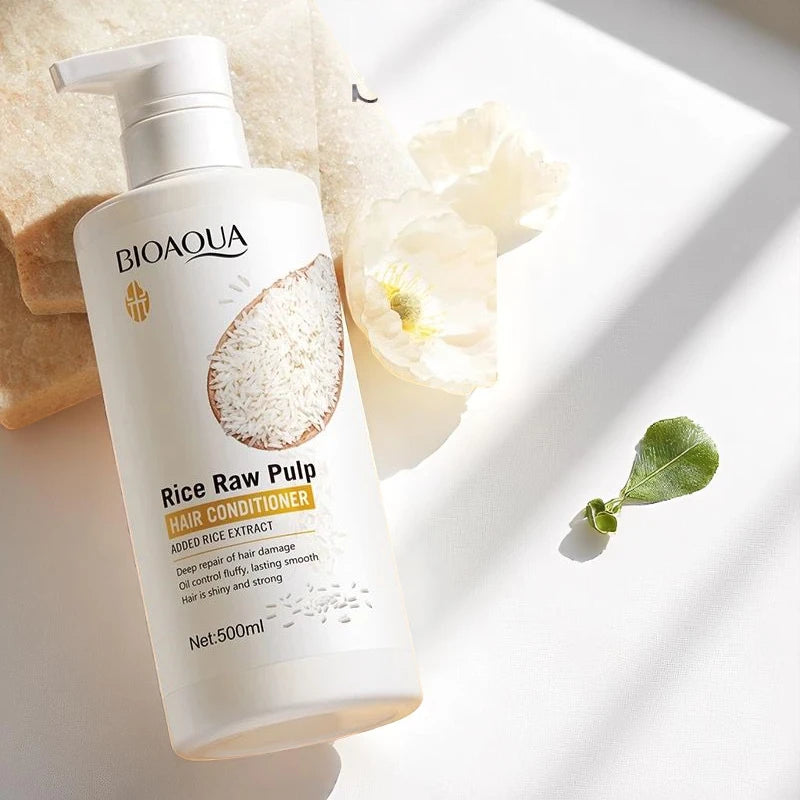 Bioaqua - Rice Raw Pulp - Hair Conditioner 500ml