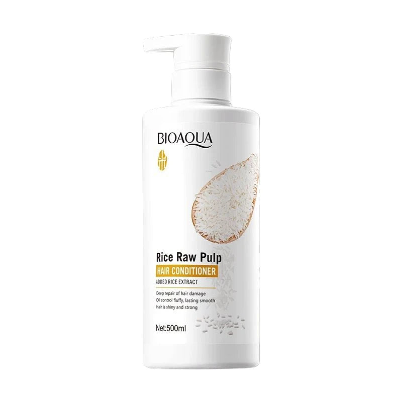 Bioaqua - Rice Raw Pulp - Kondicionér na vlasy 500ml