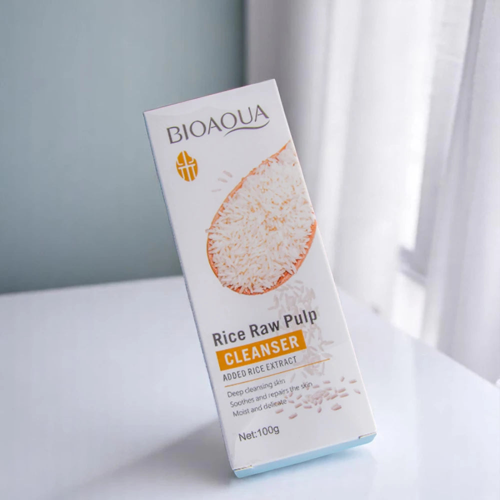 Bioaqua - Rice Raw Pulp Cleanser - Čisticí prostředek na obličej 100g