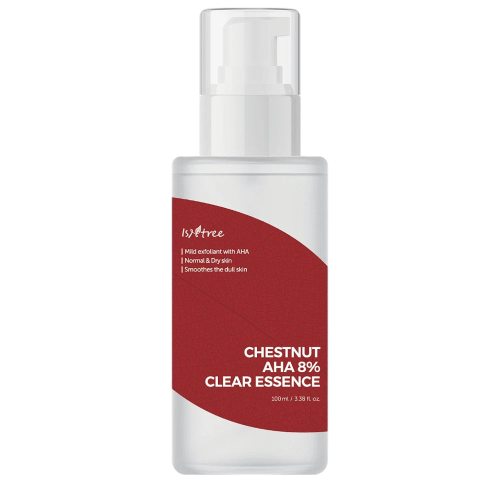 Isntree - Chestnut AHA 8% Clear Essence Exfoliační esence 100ml