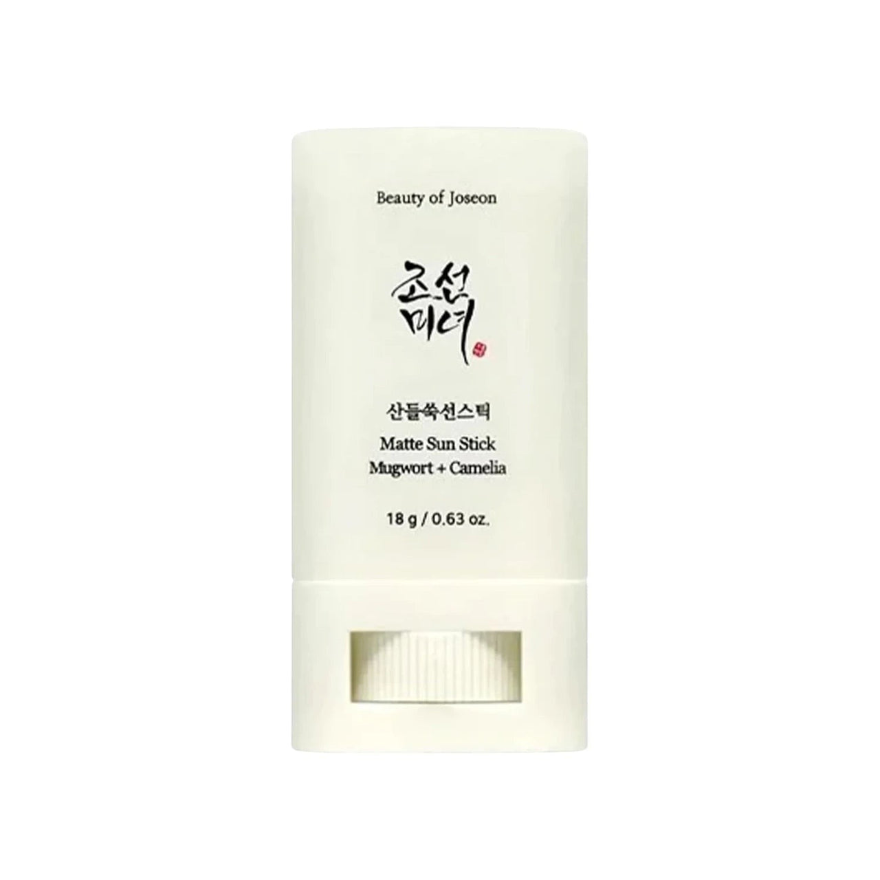 Skin TOGO Beauty of Joseon Matte Sun Stick with mugwort and camelia for oil control and SPF 50+ sun protection.