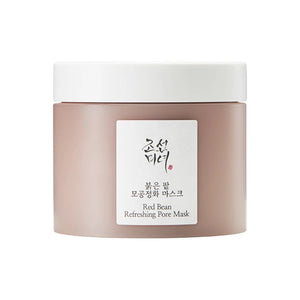 Skin TOGO Beauty of Joseon Red Bean Refreshing Pore Mask in a 140ml brown jar with a white lid for oily skin.