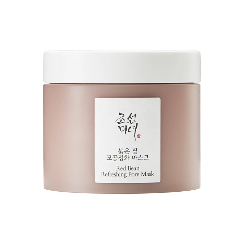 Skin TOGO Beauty of Joseon Red Bean Refreshing Pore Mask in a 140ml brown jar with a white lid for oily skin.