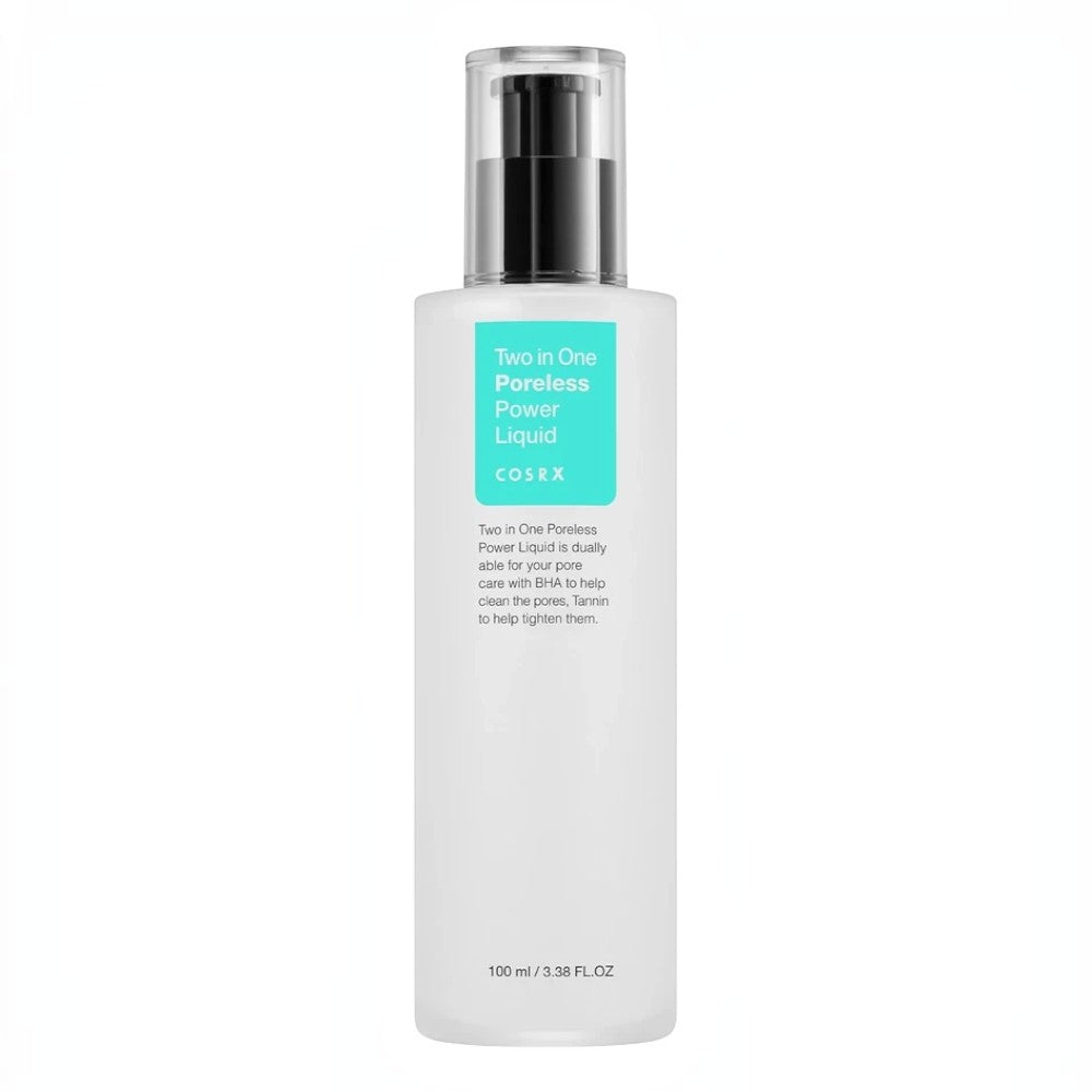 Skin TOGO COSRX Two In One Poreless Power Liquid 100ml bottle with white frosted finish and teal label