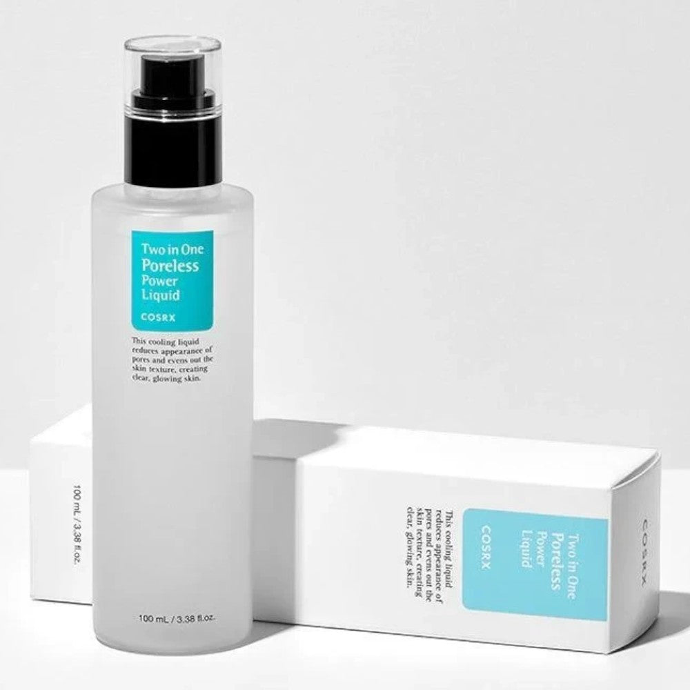 Skin TOGO COSRX Two In One Poreless Power Liquid bottle and packaging box for pore refining and sebum control