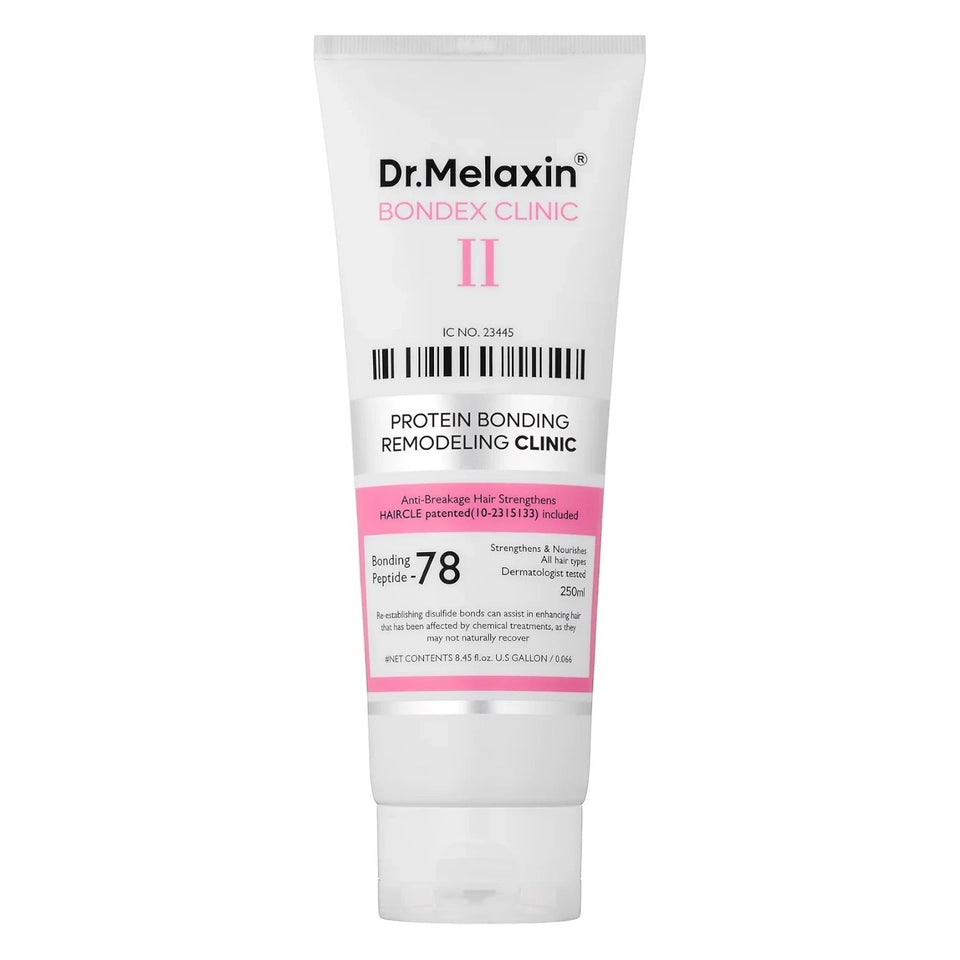 Skin TOGO Dr.Melaxin Bondex Protein Bonding Remodeling Clinic hair conditioner tube for damaged hair repair.