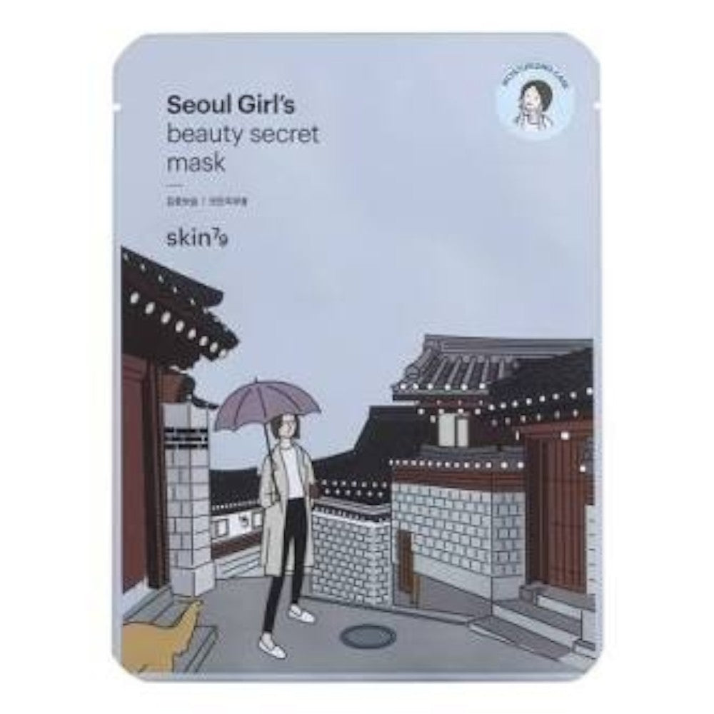 Skin TOGO skin79 Seoul Girl's Beauty Secret Moisturizing sheet mask with lotus flower extract and hyaluronic acid.